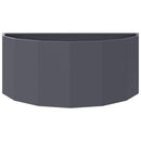 vidaXL Növénytartó Antracit 90 x 45 x 35 cm Acél