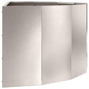 vidaXL Növénytartó Ezüst 90 x 45 x 35 cm Rozsdamentes acél