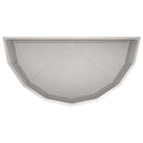 vidaXL Növénytartó Ezüst 90 x 45 x 35 cm Rozsdamentes acél