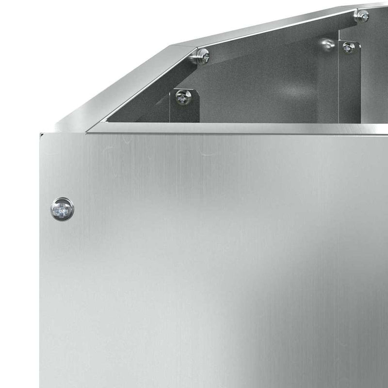 vidaXL Növénytartó Ezüst 90 x 45 x 35 cm Horganyzott acél