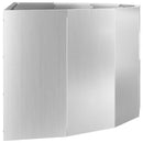 vidaXL Növénytartó Ezüst 90 x 45 x 35 cm Horganyzott acél