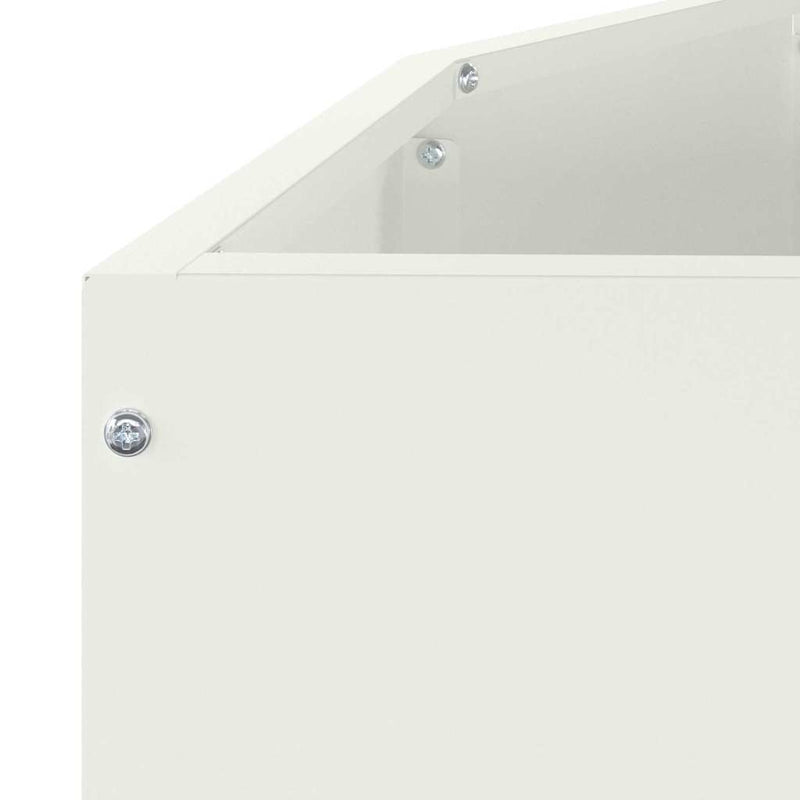 vidaXL Növénytartó Fehér 120 x 60 x 50 cm Acél