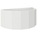 vidaXL Növénytartó Fehér 120 x 60 x 50 cm Acél