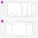 vidaXL Növénytartó Antracit 120 x 60 x 50 cm Acél