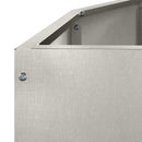 vidaXL Növénytartó Ezüst 120 x 60 x 50 cm Rozsdamentes acél