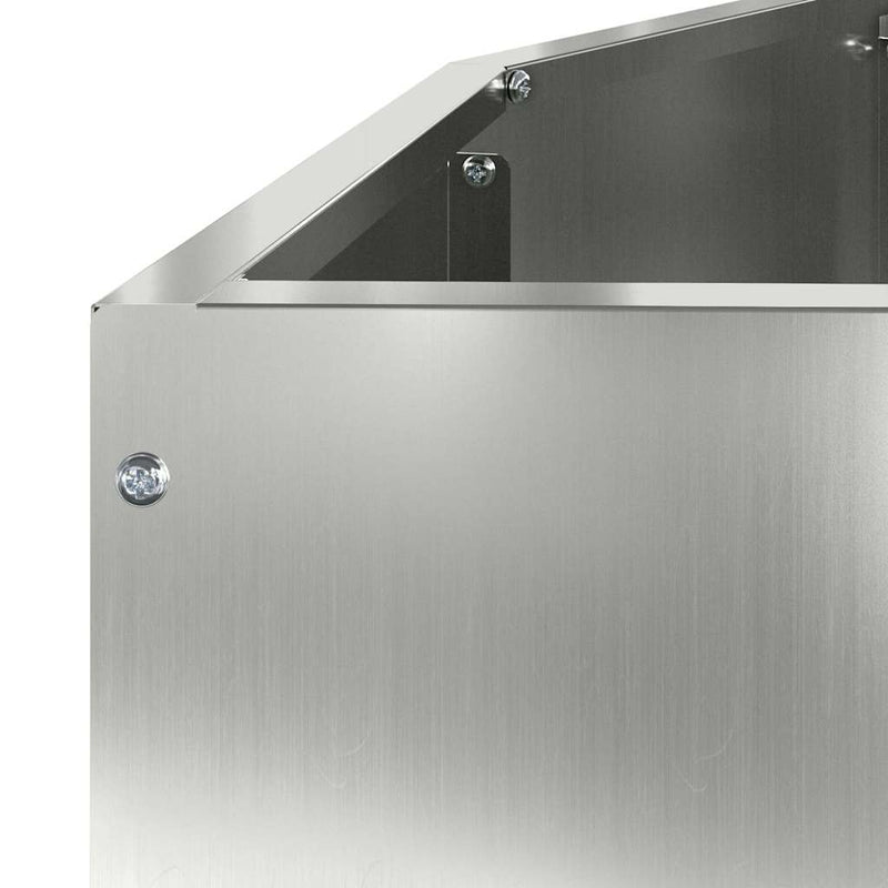 vidaXL Növénytartó Ezüst 120 x 60 x 50 cm Horganyzott acél