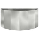 vidaXL Növénytartó Ezüst 120 x 60 x 50 cm Horganyzott acél