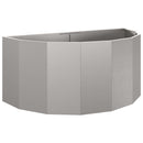 vidaXL Növénytartó Rozsdás 120 x 60 x 50 cm Időjárásálló acél