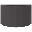 vidaXL Növénytartó Fekete 90 x 45 x 50 cm Acél