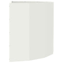 vidaXL Növénytartó Fehér 90 x 45 x 50 cm Acél