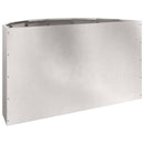 vidaXL Növénytartó Ezüst 90 x 45 x 50 cm Rozsdamentes acél