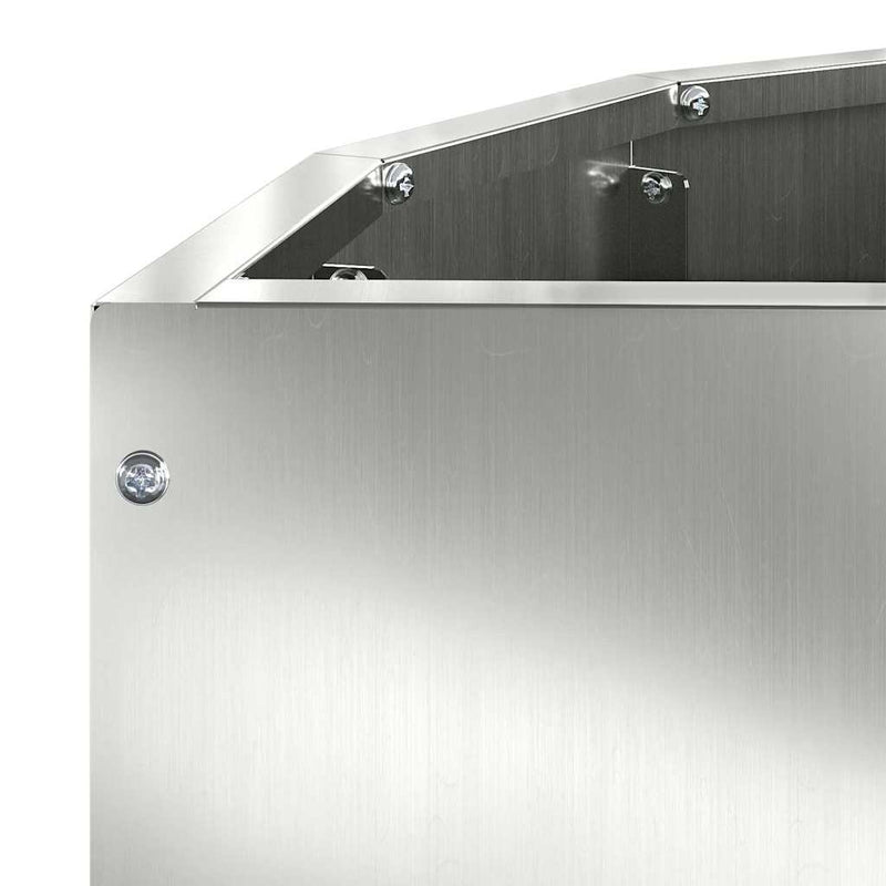 vidaXL Növénytartó Ezüst 60 x 30 x 50 cm Horganyzott acél