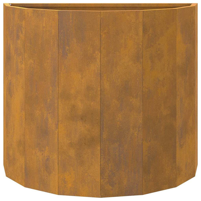 vidaXL Növénytartó Rozsdás 60 x 30 x 50 cm Időjárásálló acél