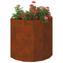 vidaXL Növénytartó Rozsdás 60 x 30 x 50 cm Időjárásálló acél