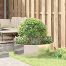 vidaXL Növénytartó Ezüst 120 x 120 x 35 cm Rozsdamentes acél