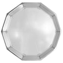 vidaXL Növénytartó Ezüst 120 x 120 x 35 cm Horganyzott acél