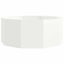 vidaXL Növénytartó Fehér 90 x 90 x 35 cm Acél