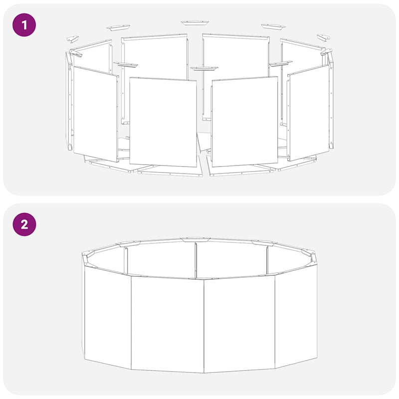 vidaXL Növénytartó Olajzöld 90 x 90 x 35 cm Acél