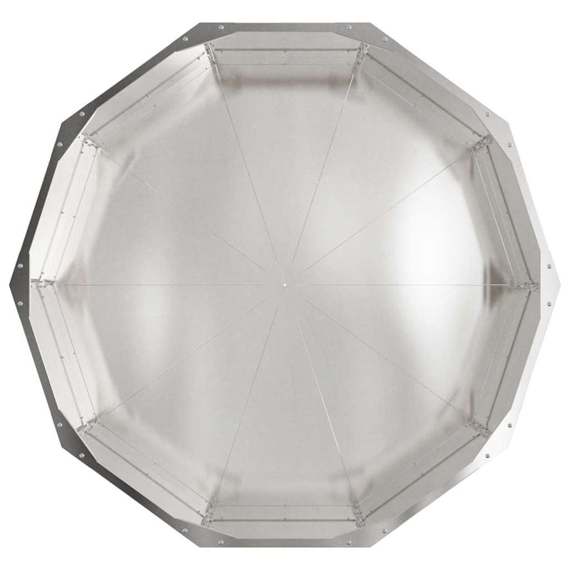 vidaXL Növénytartó Ezüst 90 x 90 x 35 cm Rozsdamentes acél