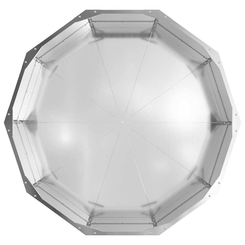 vidaXL Növénytartó Ezüst 90 x 90 x 35 cm Horganyzott acél