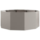 vidaXL Növénytartó Rozsdás 90 x 90 x 35 cm Időjárásálló acél