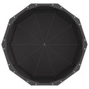 vidaXL Növénytartó Fekete 60 x 60 x 35 cm Acél