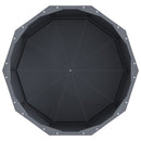 vidaXL Növénytartó Antracit 60 x 60 x 35 cm Acél