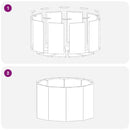 vidaXL Növénytartó Rozsdás 60 x 60 x 35 cm Időjárásálló acél