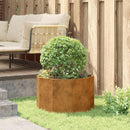 vidaXL Növénytartó Rozsdás 60 x 60 x 35 cm Időjárásálló acél