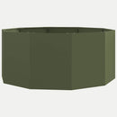 vidaXL Növénytartó Olajzöld 120 x 120 x 50 cm Acél