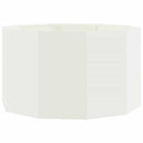 vidaXL Növénytartó Fehér 90 x 90 x 50 cm Acél