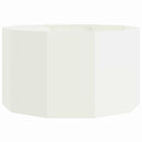 vidaXL Növénytartó Fehér 90 x 90 x 50 cm Acél