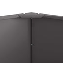 vidaXL Növénytartó Fekete 60 x 60 x 50 cm Acél