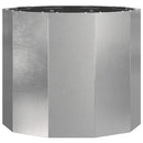 vidaXL Növénytartó Ezüst 60 x 60 x 50 cm Rozsdamentes acél