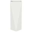 vidaXL Növénytartó 2 pcs Fehér 30 x 30 x 75 cm Acél