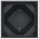 vidaXL Növénytartó 2 pcs Antracit 30 x 30 x 75 cm Acél