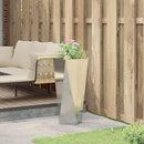 vidaXL Növénytartó Ezüst 30 x 30 x 75 cm Horganyzott acél