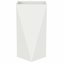 vidaXL Növénytartó Fehér 40 x 40 x 75 cm Acél