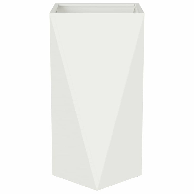 vidaXL Növénytartó Fehér 40 x 40 x 75 cm Acél