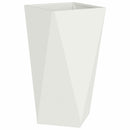 vidaXL Növénytartó 2 pcs Fehér 40 x 40 x 75 cm Acél