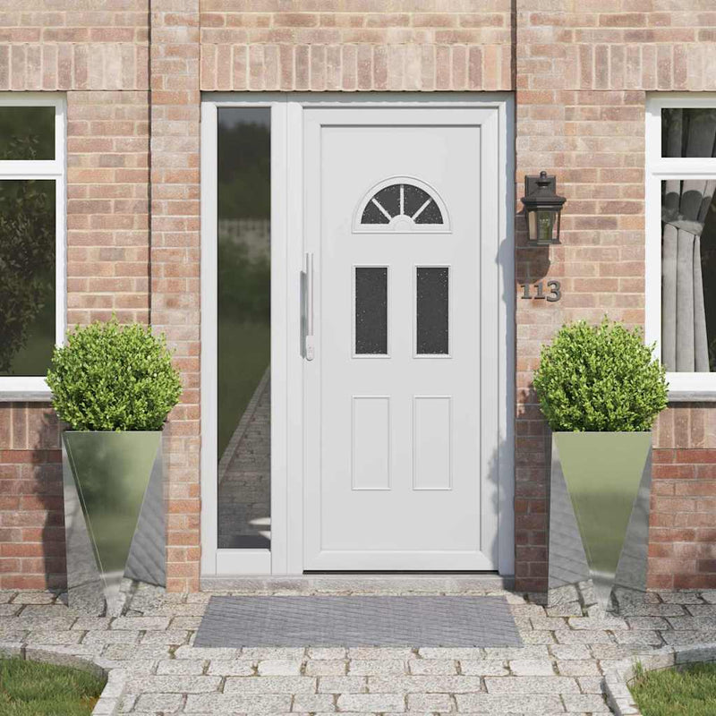 vidaXL Növénytartó 2 pcs Ezüst 40 x 40 x 75 cm Horganyzott acél