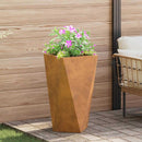 vidaXL Növénytartó 2 pcs Rozsdás 40 x 40 x 75 cm Időjárásálló acél