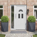 vidaXL Növénytartó 2 pcs Antracit 50 x 50 x 75 cm Acél