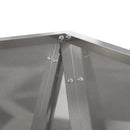 vidaXL Növénytartó 2 pcs Ezüst 50 x 50 x 75 cm Rozsdamentes acél