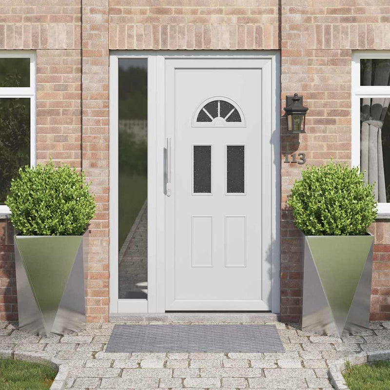 vidaXL Növénytartó 2 pcs Ezüst 50 x 50 x 75 cm Rozsdamentes acél