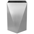 vidaXL Növénytartó 2 pcs Ezüst 50 x 50 x 75 cm Horganyzott acél