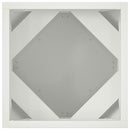 vidaXL Növénytartó 2 pcs Fehér 30 x 30 x 30 cm Acél