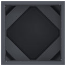 vidaXL Növénytartó 2 pcs Antracit 30 x 30 x 30 cm Acél