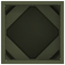 vidaXL Növénytartó Olajzöld 30 x 30 x 30 cm Acél