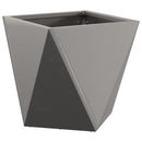 vidaXL Növénytartó 2 pcs Rozsdás 30 x 30 x 30 cm Időjárásálló acél